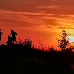 Hohenward Sonnenuntergang...... Werner Schuffenhauer